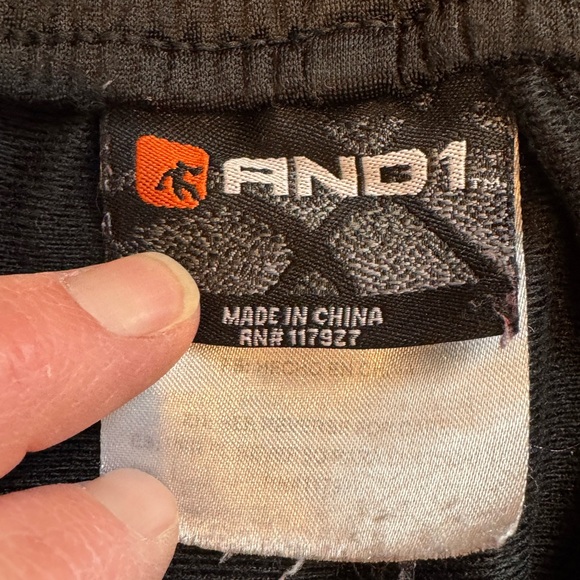 AND1 Black and Gray Athletic Pants - Picture 5 of 6